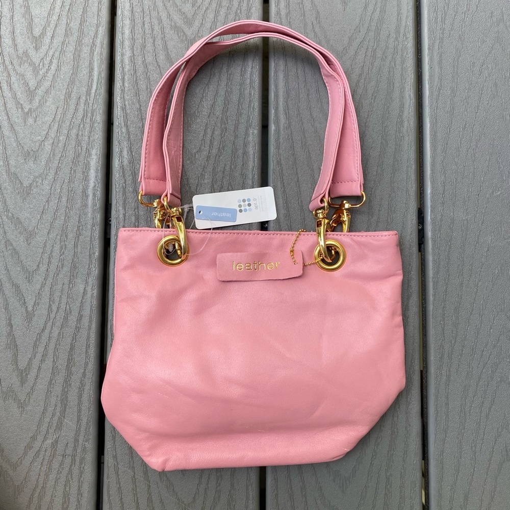 Pink Mini Purse Leather